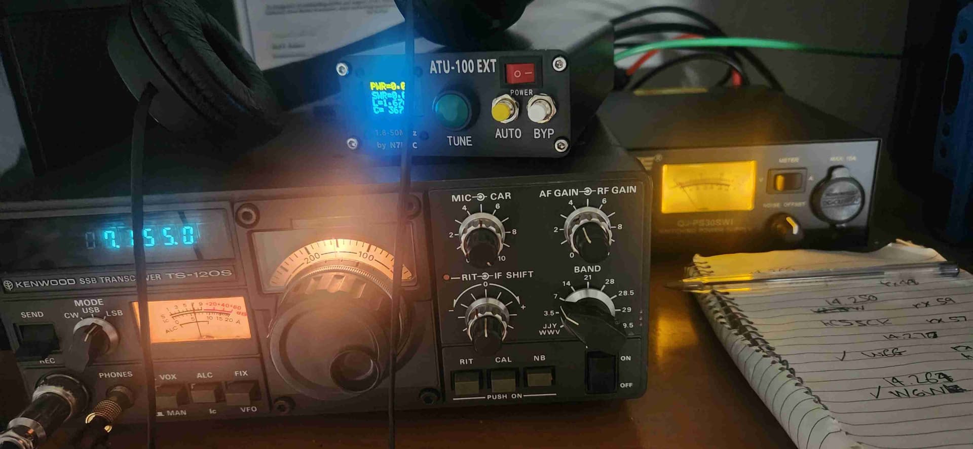 TS-120S on my desk